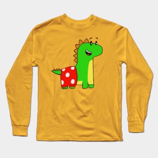 Happy dinosaur Long Sleeve T-Shirt